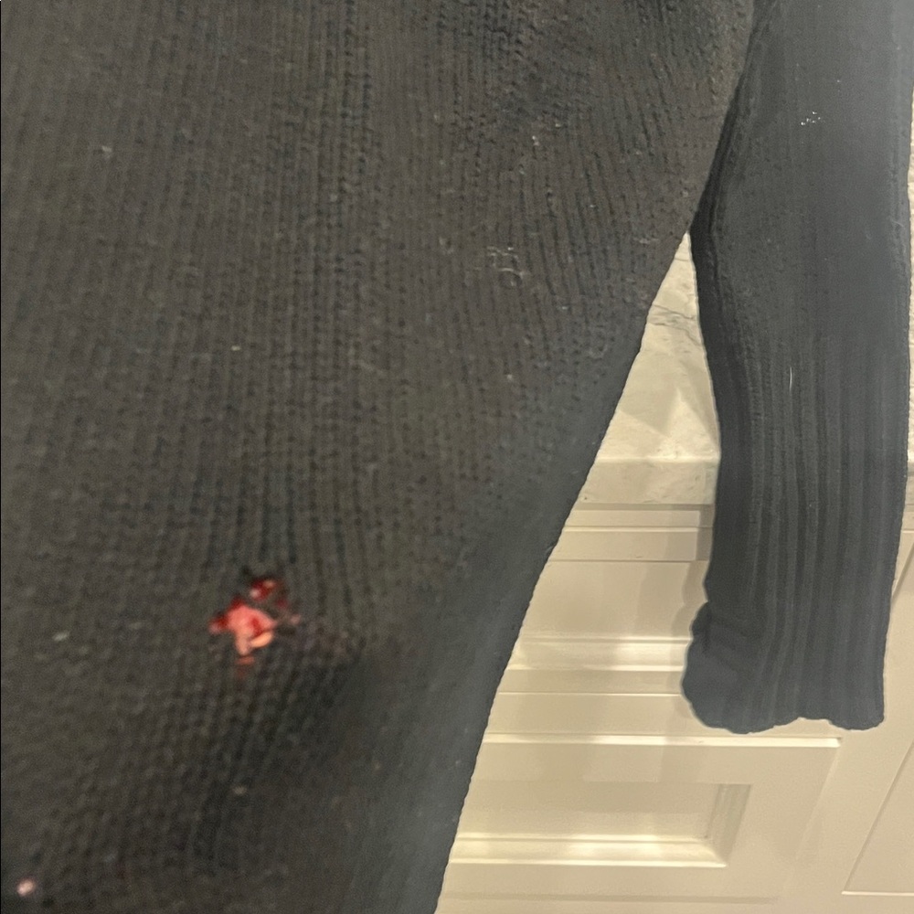 Zadig & Voltaire Black Knit Sweater Dress - Picture 5 of 6